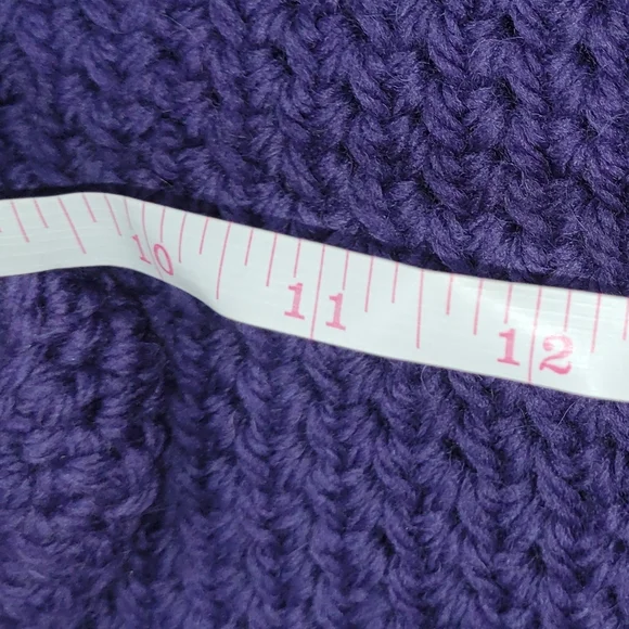 Handcrafted Purple Crochet Market Bag - Picture 3 of 5